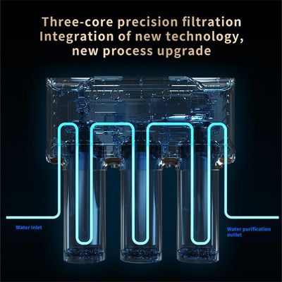Smart LCD 800 GPD Reverse Osmosis Alkaline Water Purifier TDS Monitoring
