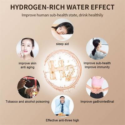 Electric Tabletop Home Water Purifier RO Bubble Hydrogen Water Dispenser 6L Water Tank