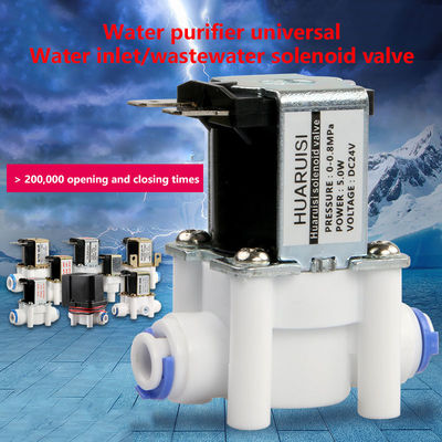 DC12v 24v Water Purifier Inlet Valve 2 Points 3 Points General Purpose Solenoid Valve