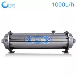 Modern Whole House Water Purifier System 304 Stainless Steel Horizontal Water Filter Cartridge