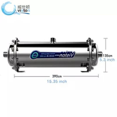 Modern Whole House Water Purifier System 304 Stainless Steel Horizontal Water Filter Cartridge