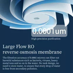 Modern Novel Design Undersink Water Purifier OEM ODM Hot And Cold Water Filter