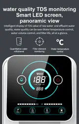 Low Frequency Water Purification Instant Hot Water Dispenser Intelligent Touch Control 75 Gallons